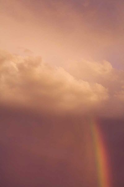 ME, Harpswell Rainbow through a stormy sky